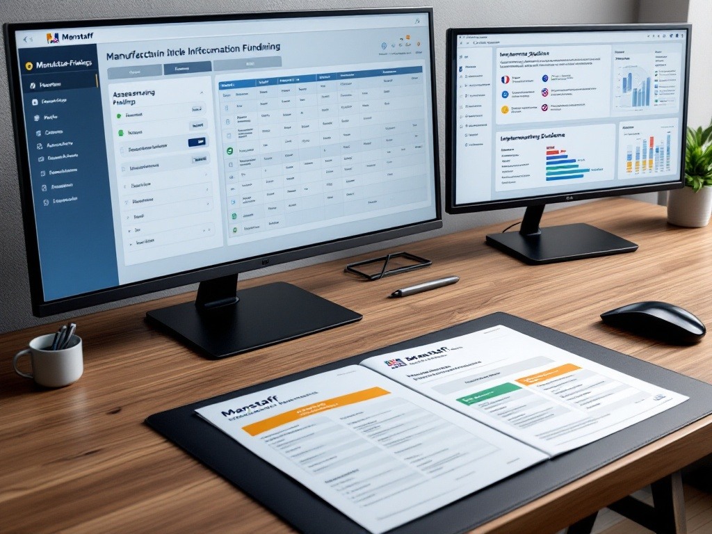 Manufacturing documentation framework displaying systematic report generation with multilingual delivery formats. Framework shows structured findings presentation with recommendation documentation and implementation guidance in English, Italian, and Romanian through established quality-assured channels, ensuring GDPR compliance.