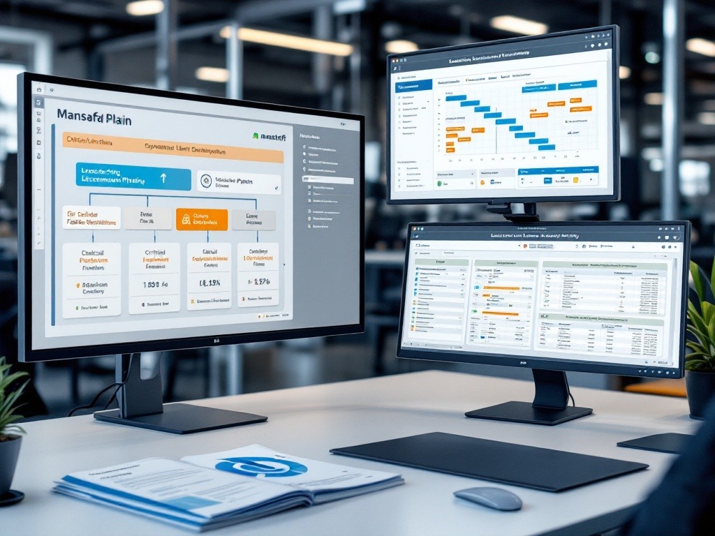 Manufacturing talent planning displaying systematic progression pathways with leadership development stages. Framework shows structured evaluation of critical roles, talent pipeline assessment, and development tracking through established quality-assured channels in English, Italian, and Romanian.