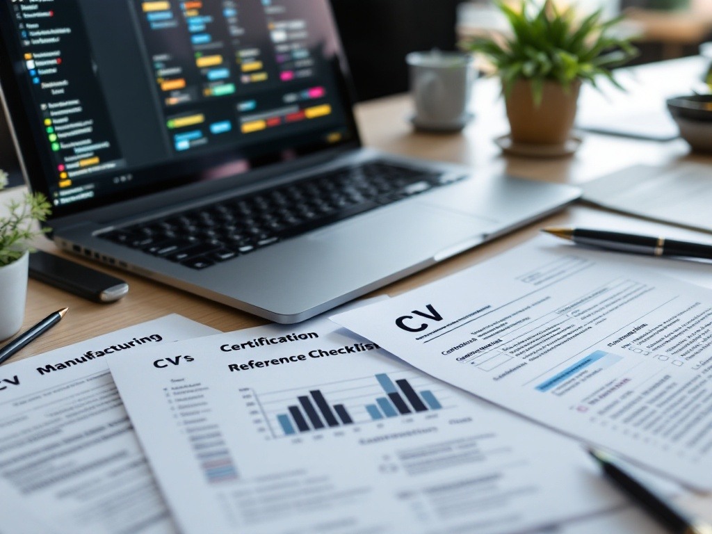 Manufacturing recruitment promotion displaying systematic digital platform integration and specialized job board deployment. Framework ensures comprehensive role exposure through established professional networks.